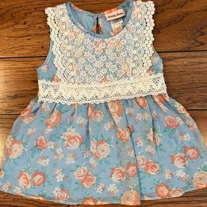 Little Lass Girls Top Size 5. NWOT